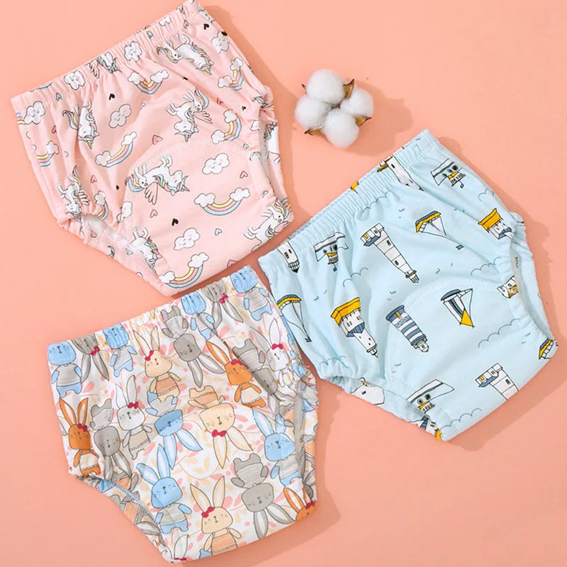 Ropa interior reutilizable para enseñar a los niños a ir al baño